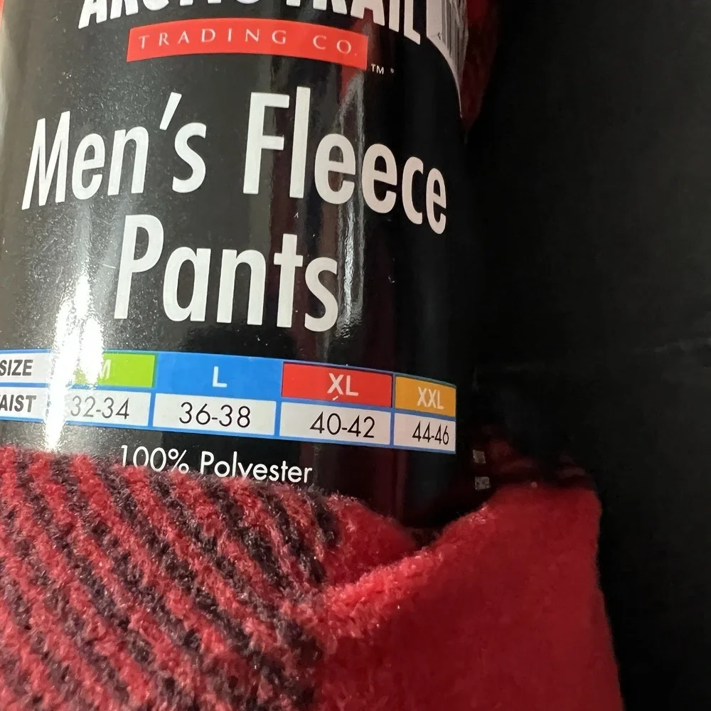 Arctic Trail Men's Flannel Pants Red Size XL Set Of 2 Lounge Wear Sleepwear NWT